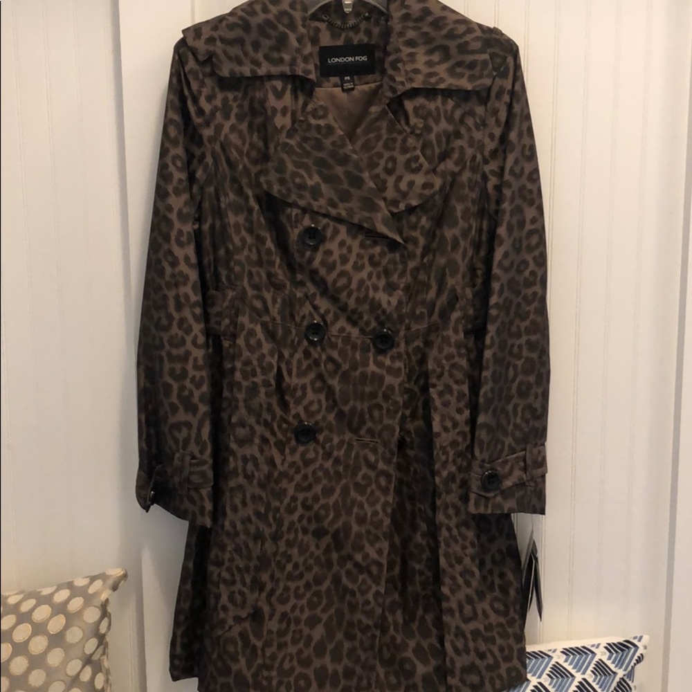 BRAND NEW LEOPARD TRENCH